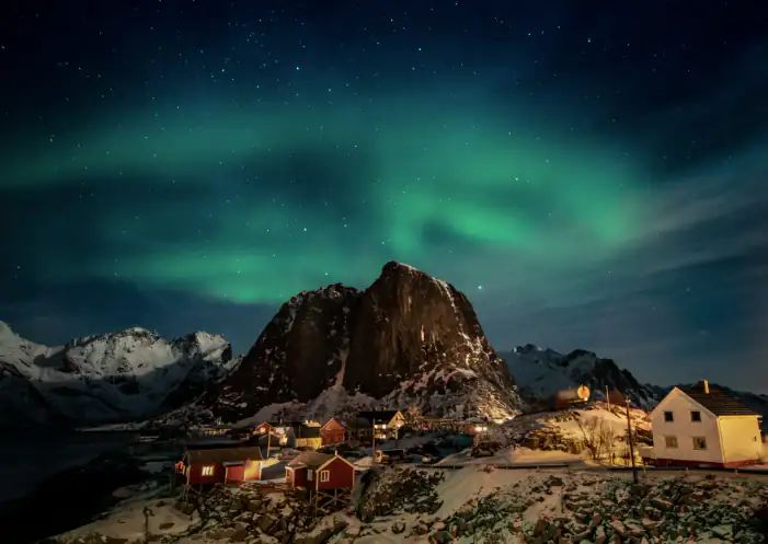 Night landscape video poster